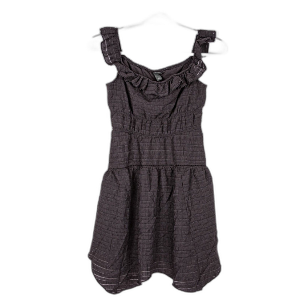 Sleeveless Little Black Dress w/ Asymmetrical Hem, Size XS